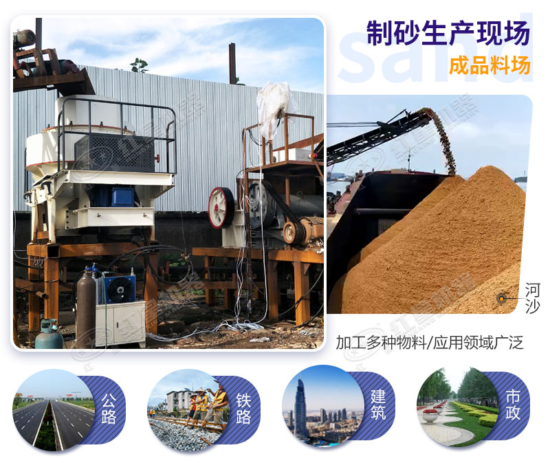 制砂生產(chǎn)線成品質(zhì)量高、效益高