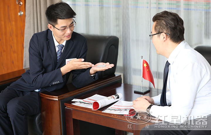 合作共贏，來廠客戶物料展示